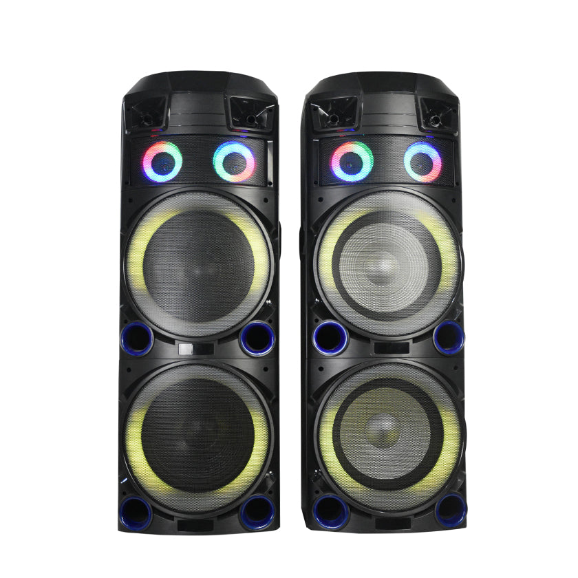 Dual 12 inch subwoofer professional audio system super sound box dj party speakers pair box