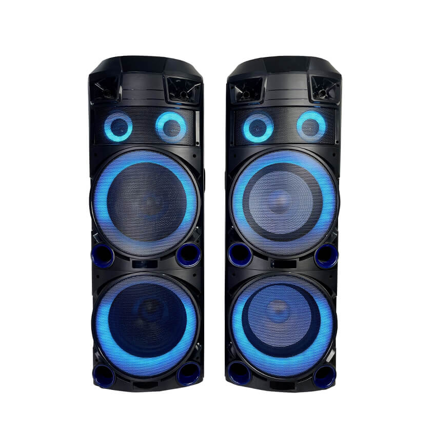 Dual 12 inch subwoofer professional audio system super sound box dj party speakers pair box