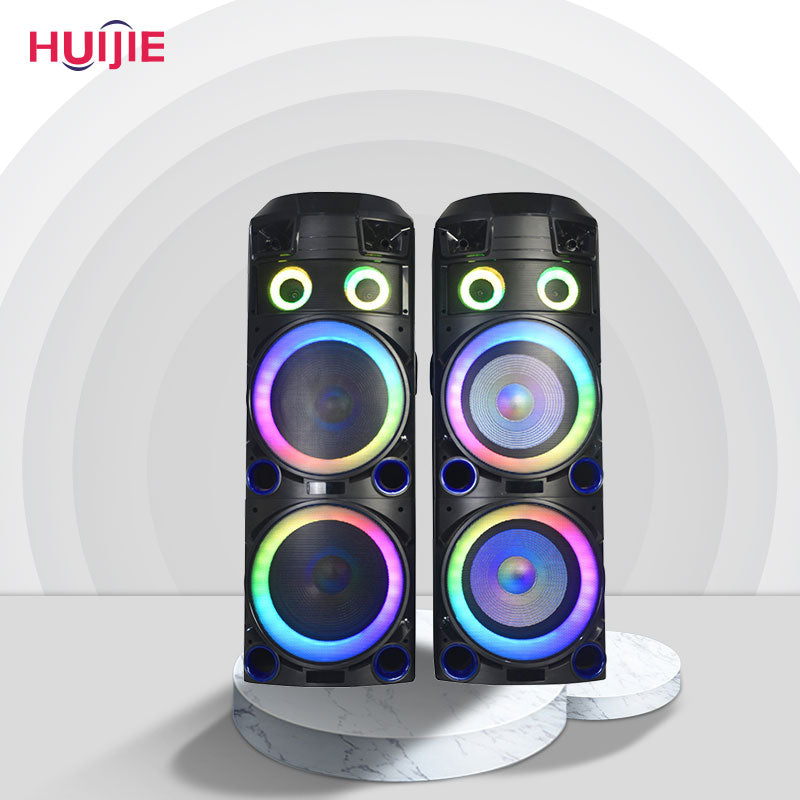 Dual 12 inch subwoofer professional audio system super sound box dj party speakers pair box